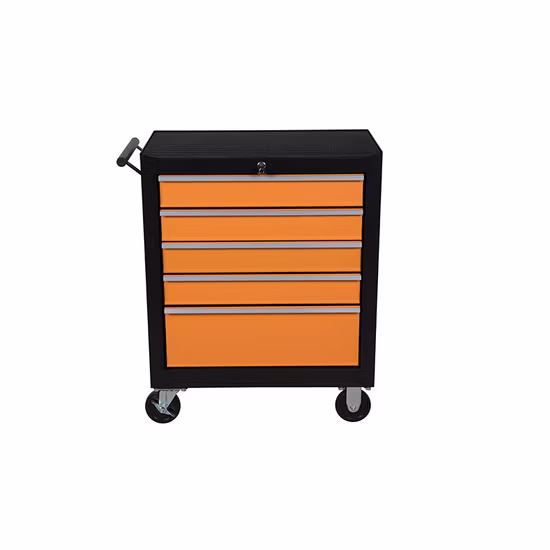 Kendo - Gabinete de herramientas con carrito extraíble para el hogar, 113 piezas, 5 cajones, con juego de herramientas manuales
